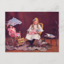 Recherche de jeu de rôle cartes postales Fille