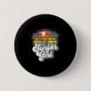 Recherche de fille de plage badges Vintage