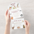Recherche de animaux sauvages mignons invitations Animaux de la forêt