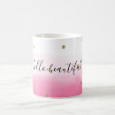 Recherche de bonjour magnifique café tasses Rose