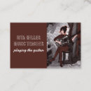 Recherche de guitare vintage cartes visite Classique