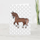 Recherche de cheval châtaigne vœux cartes Mignon