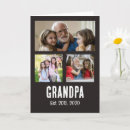 Recherche de père et enfant vœux cartes Noir blanc