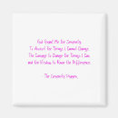 Recherche de récupération magnets Prière de sérénité