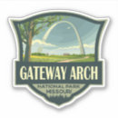 Recherche de st louis autocollants Arche de passerelle