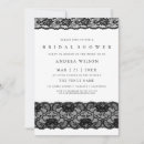 Recherche de lace bridal shower invitations Élégant