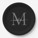 Recherche de monogrammes assiettes Élégant