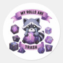 Recherche de d20 autocollants Dnd