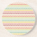 Recherche de motif chevron dessous de verres Coloré