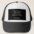 Recherche de shakespeare casquettes Citations