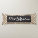 Recherche de pois noir et blanc coussins Décoratif