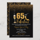 Recherche de 65 anniversaire invitations Élégant