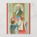 Recherche de drapeau de washington cartes postales Portrait