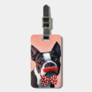 Recherche de boston terrier luggage tags Fleurs