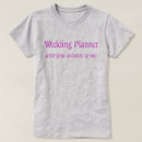Recherche de wedding planner tshirts Épouse
