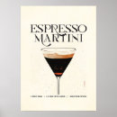 Recherche de cocktail martini posters Rétro