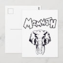 Recherche de mammouth laineux cartes postales Éléphant