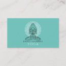 Recherche de professeur de yoga cartes visite Moderne