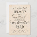 Recherche de dinner 60th anniversaire invitations 60e