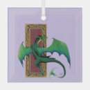 Recherche de dragons ornements Dragon vert
