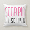 Recherche de signe zodiaque coussins Scorpio
