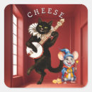 Recherche de souris fromage autocollants Chat