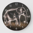 Recherche de éléphant noir horloges Safari