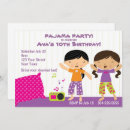 Recherche de pajama party invitations Jeune fille
