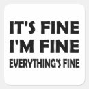 Recherche de tout va bien autocollants Drôle