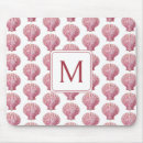 Recherche de coquillage rose tapis souris Plage