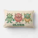 Recherche de petit monstre coussins Coloré