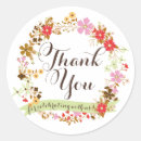 Recherche de guirlande florale autocollants Merci