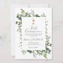 Recherche de première catholique petite communion invitations Chalice