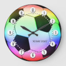 Recherche de personnalisables horloges Multicolore