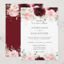 Recherche de burgundy roses invitations Couple