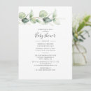 Recherche de botanical baby shower invitations Aquarelle