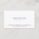 Recherche de professionelle cartes visite Minimaliste
