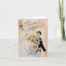 Recherche de vintages de mariage cartes Couple