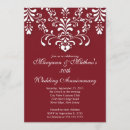 Recherche de damassé rouge invitations Fête