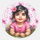 Recherche de bébés phoques autocollants C'est une fille