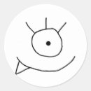 Recherche de visage monstre autocollants Drôle