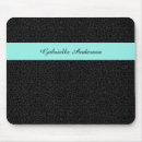 Recherche de aqua et noir tapis souris Élégant