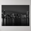 Recherche de ville de chicago posters Noir et blanc