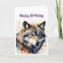Recherche de loups vœux cartes Pour lui