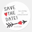 Recherche de flèche mariage autocollants Rustique