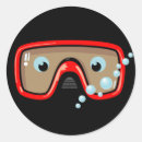 Recherche de masque de plongée autocollants Plongeur