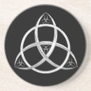 Recherche de triquetra dessous de verres Noeud de trinité