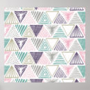 Recherche de motif triangulaire posters Géométrique