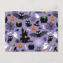 Recherche de motif halloween cartes postales Toile d'araignée