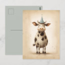 Recherche de vaches vœux cartes Pour enfants